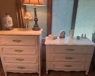 French Provincial two piece dresser and chest