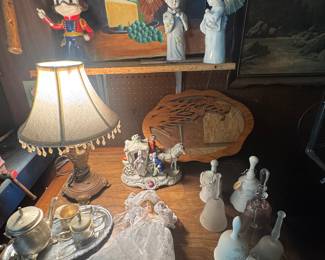 bell collection plus a vintage majorette