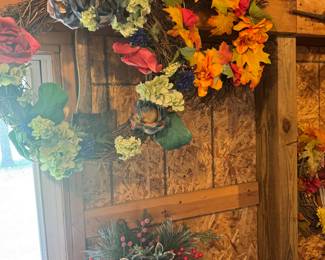 wreaths galore
