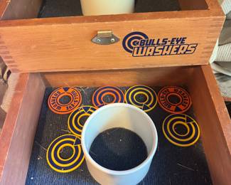 bullseye washer portable game