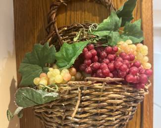 retro grape basket