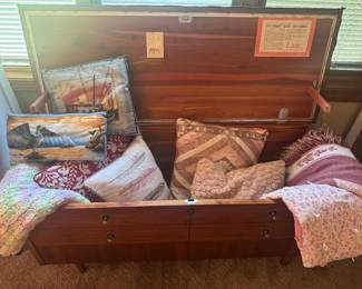 Lane mid century modern cedar chest