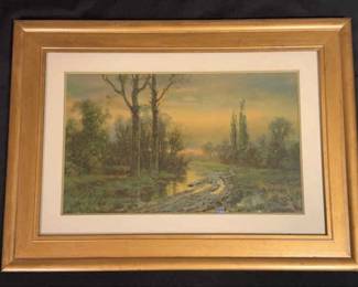 R. Atkinson Fox Painting