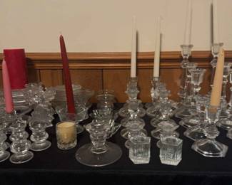 Huge Variety Of Glass Candlesticks