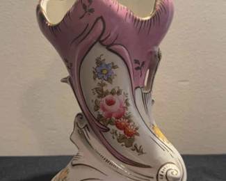 Moriyama Japanese Porcelain Vintage Vase Hand Painted