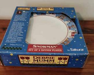 Debbie Mumm, Mumms The World Set Of 4 Plates