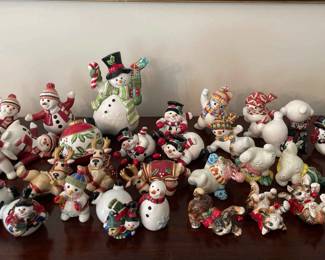 Fitz And Floyd Holiday Figurines