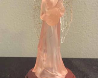 Enesco Musical Pink Acrylic Angel