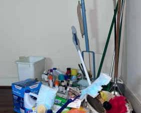 Large Mystery Lot of Cleaning Supplies