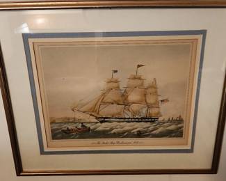 The Packet Ship Shackamaxon, 1851.