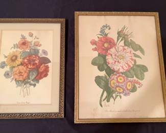 Flower Prints from Bedroom