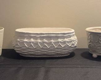 Cream Colored Planters