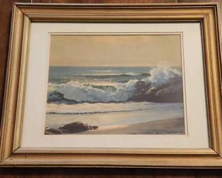 Coastline Signed by Robert Woods
