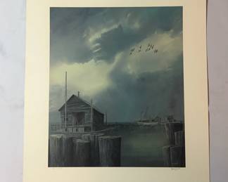 Loose Art The Inlet Signed by Herb Jones