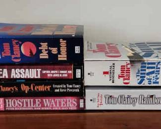 Tom Clancy Book Lot