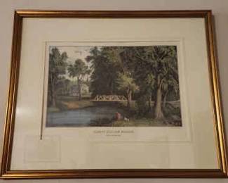 Sleepy Hollow Bridge Framed Print