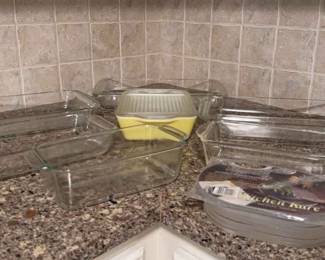 Pyrex and More Baking Pans All Glass