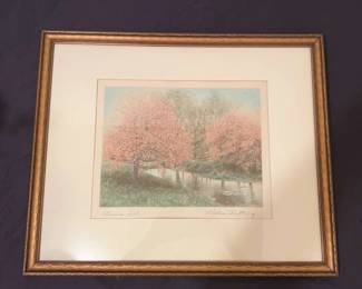 Framed Blossom Dell by Wallace Nutting