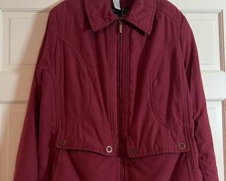 Westbound Woman Burgundy Coat Size 2X