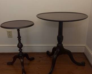 2 Circular Side Tables