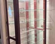 05 Pulaski Furniture Rectangular Curio Cabinet with Sliding Glass Door