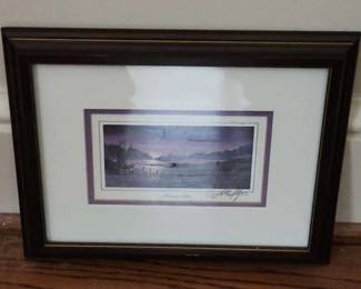 Morning Clam Singed by Artist