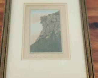 The Old Man of the Mountains Signed by Artist