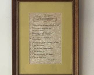 The Ten Commandments
