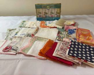 Mystery Lot of Handkerchiefs Bandanas