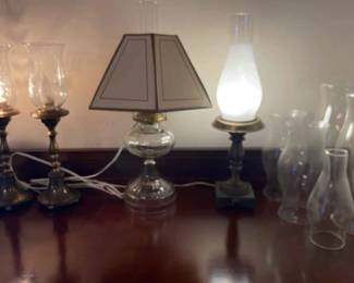 Lamps And Glass Shades