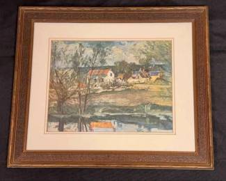 In The Oise Valley By Paul Cezanne
