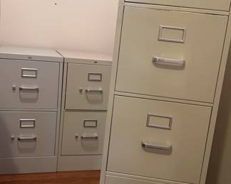 File Cabinets 1 52 Tall 2 29 Short