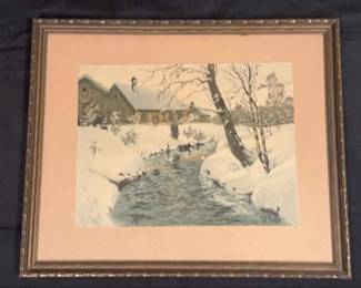 Frits Thaulow Painting