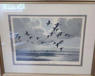 Canada Geese After A Squall by Sir Peter Scott
