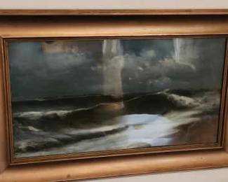 Stormy Coast Framed Picture