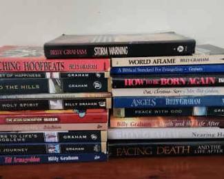 Billy Graham Book Lot