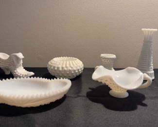 Milk Glass Decor