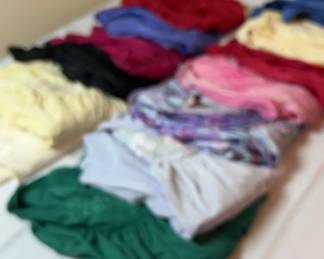 Mystery Lot of Nightgowns in Various Colors, Materials Sizes
