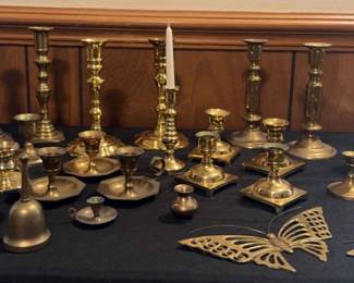 Brass Candle Stick Holders