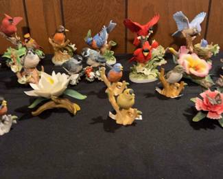 Lefton Collection Of Birds And Flowers