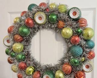 Shiny Brite Style Wreath