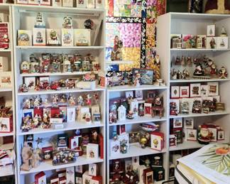 Hallmark ornaments, some signed by artists, Ken Crow