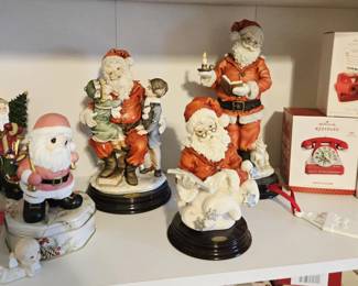 Santa, Christmas, Precious Moments