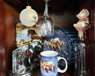 Equestrian, wild horses