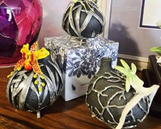 Orchid art gifted by the artist