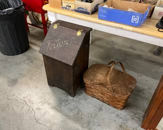 Wood Tater Bin - Picnic Basket