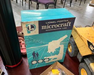 Lionel-Porter Microcraft Microscope Lab Kit Case