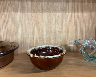 Hull Brown Drip Glaze Bowl