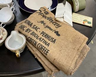 Coffee Burlap Bag