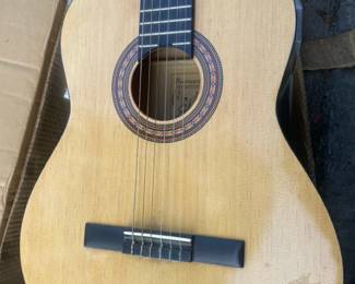 New Burswood Esteban Musician Signed 6String Acoustic Dreadnought Guitar